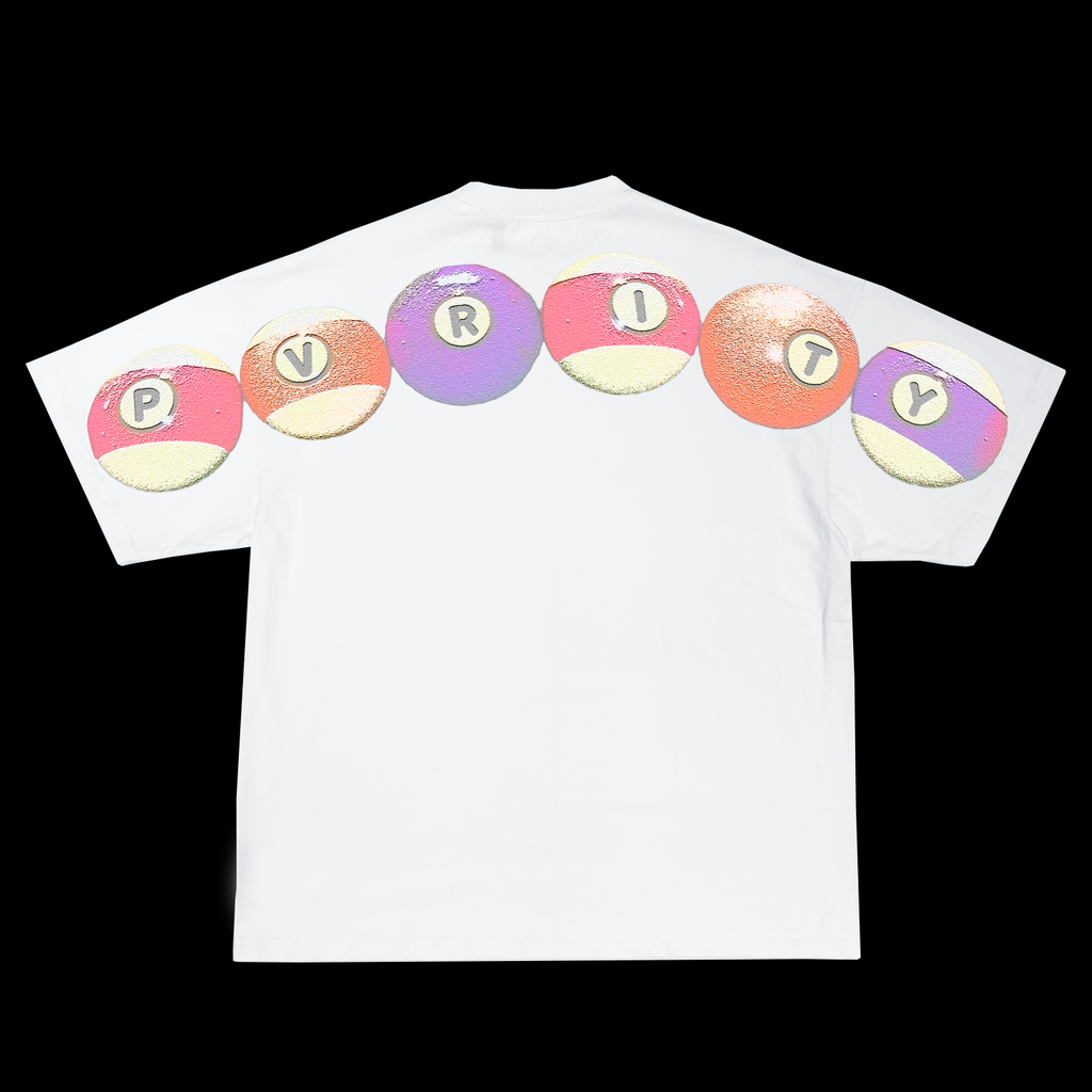 8-BALL PVRITY TEE WHITE