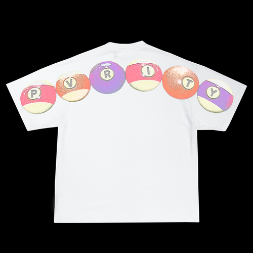 8-BALL PVRITY TEE WHITE